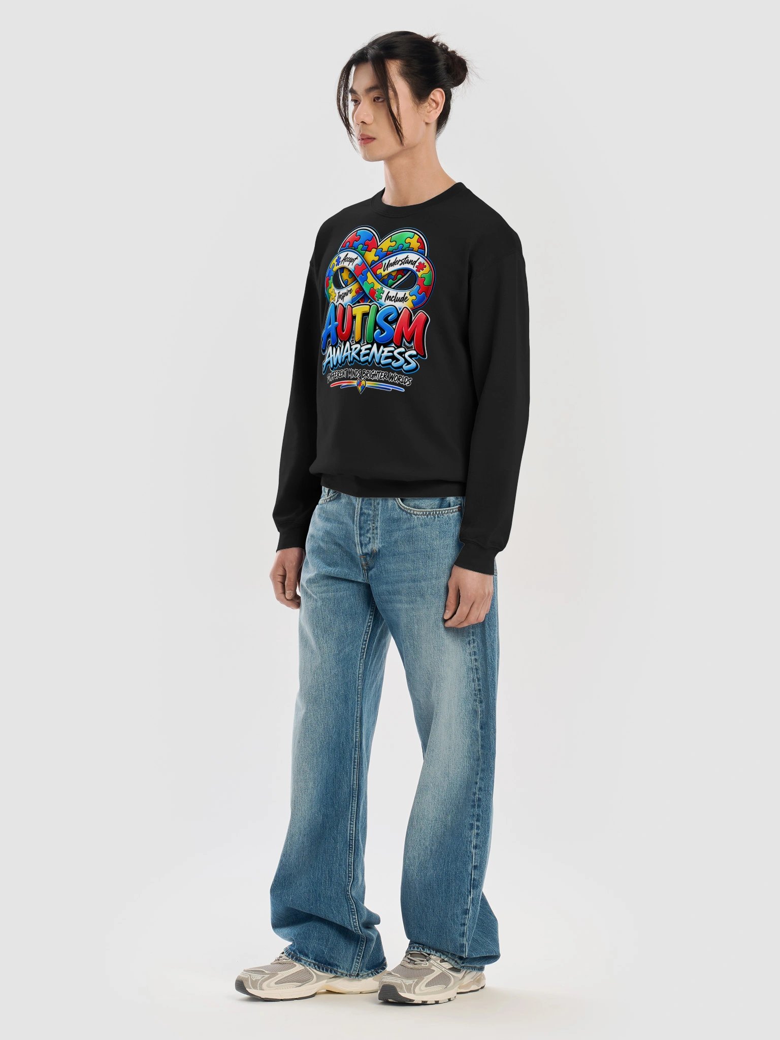 The Blacktop Brand "Autism Awareness" Crewneck Sweatshirt product image (77)