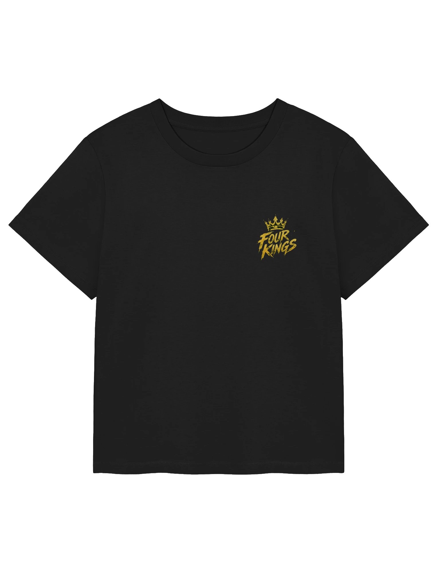 FOUR KINGS Women's Organic Ribbed-Neck Tee product image (1)
