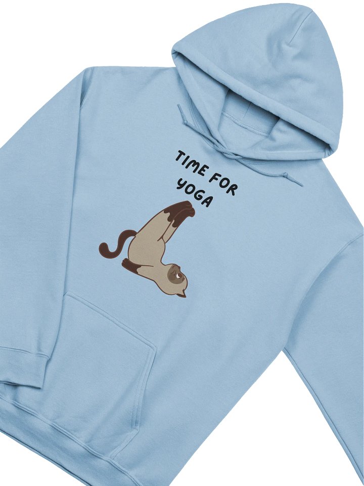 Zen Cat Hoodie: Time for Yoga product image (2)