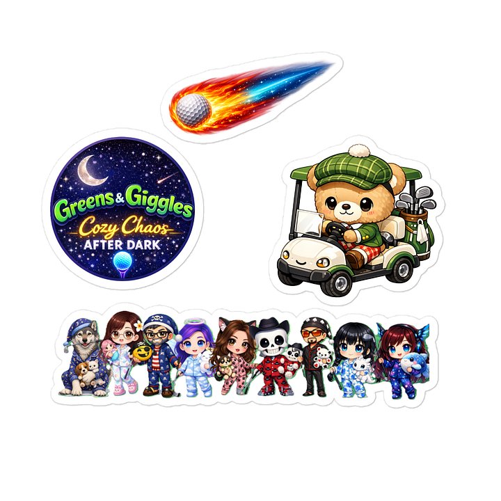 Greens & Giggles Die-Cut Stickers product image (2)