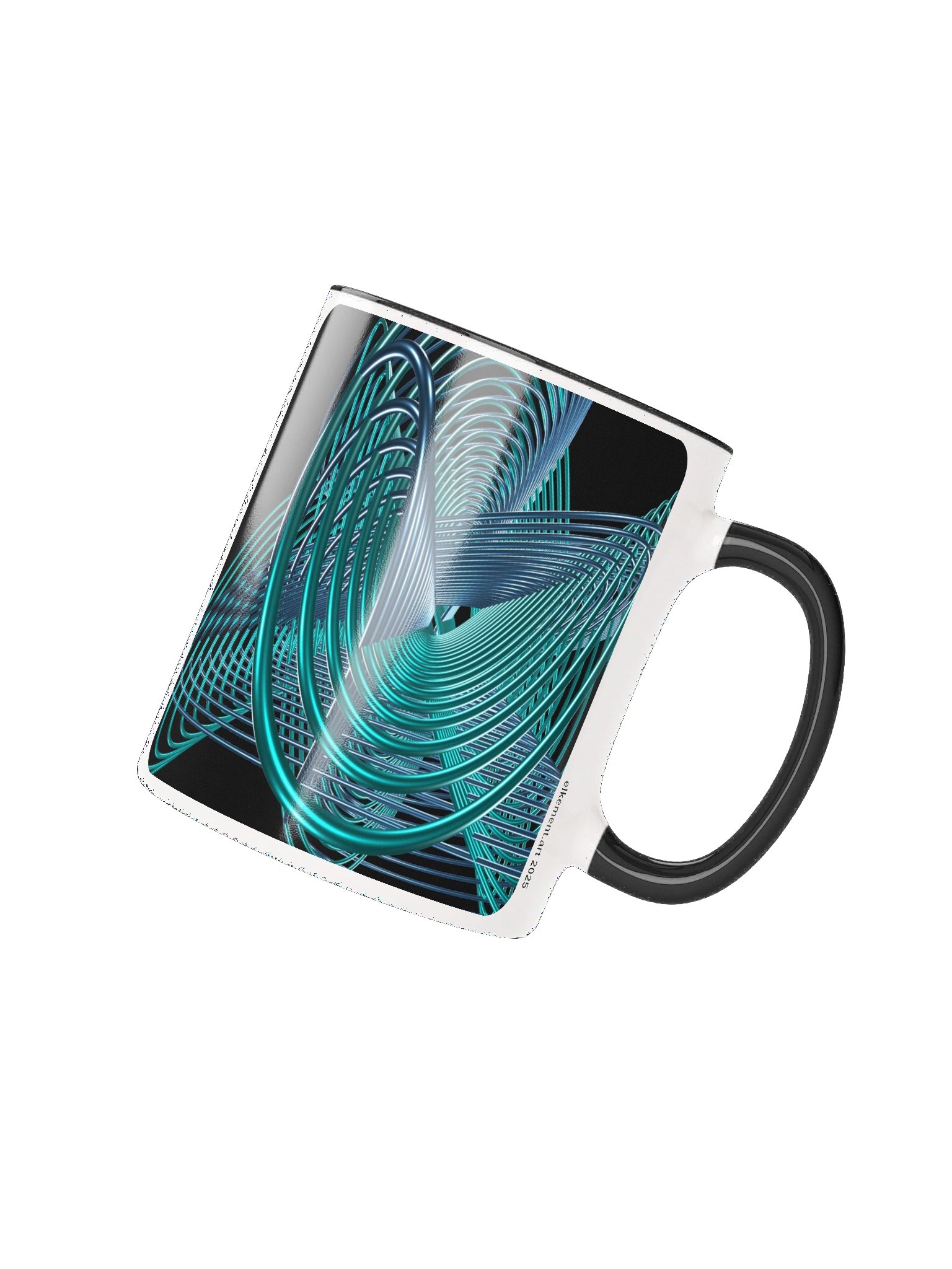 Oscilloscopic Dance 2+3 - Lissajous Figures Mathematical Art Mug product image (4)
