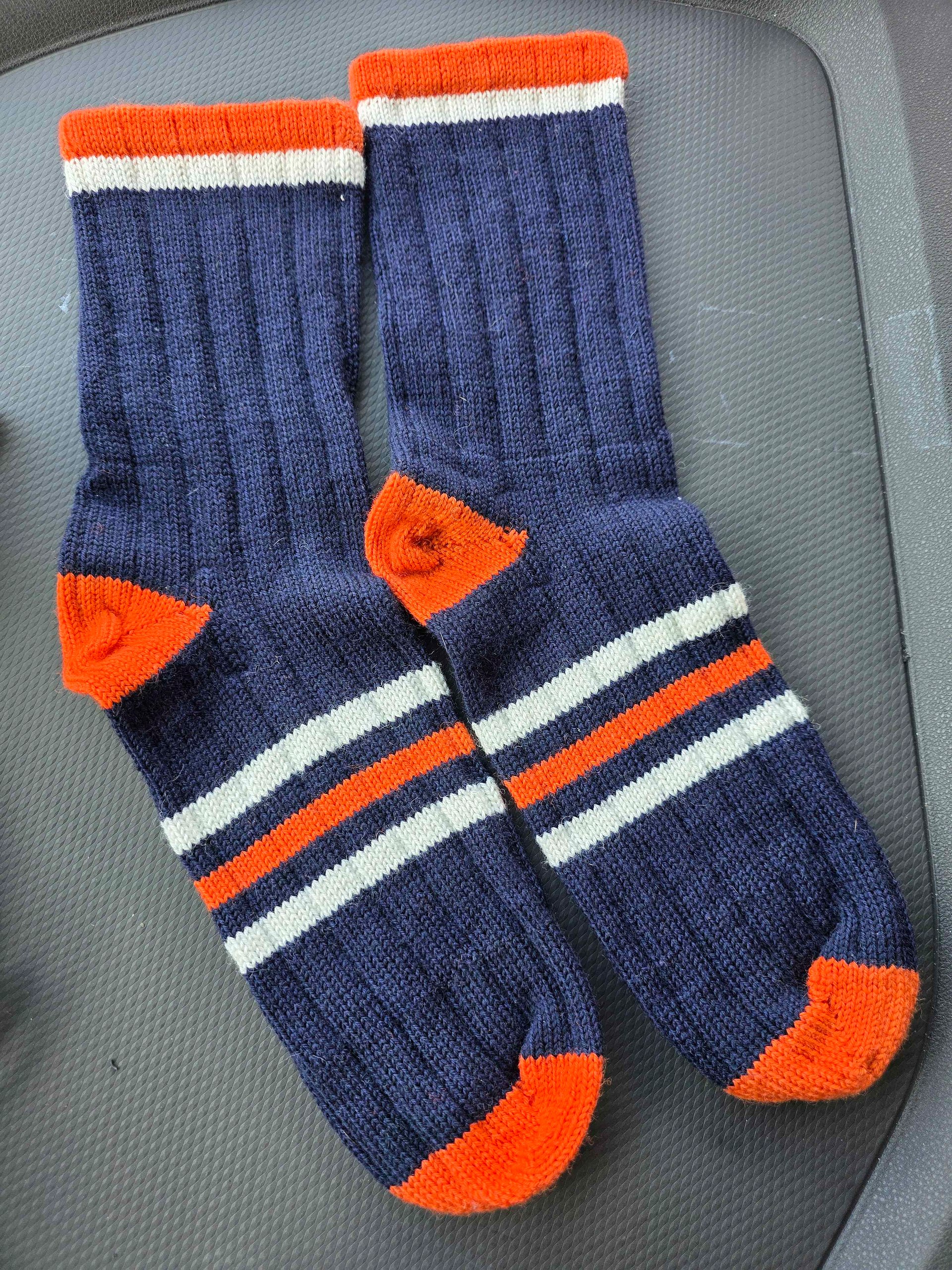 Trucker Dylan Socks by MazKnits product image (1)