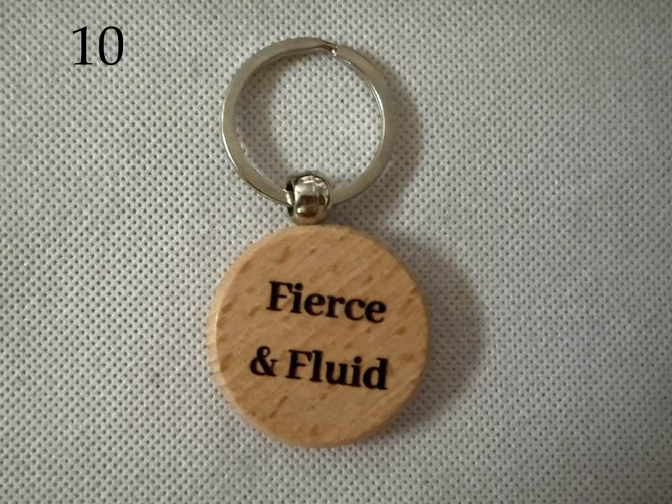 LGBTQ+ Wooden Engraved Keychains | Pride, Love & Identity Designs | Handmade & Meaningful (1) product image (10)