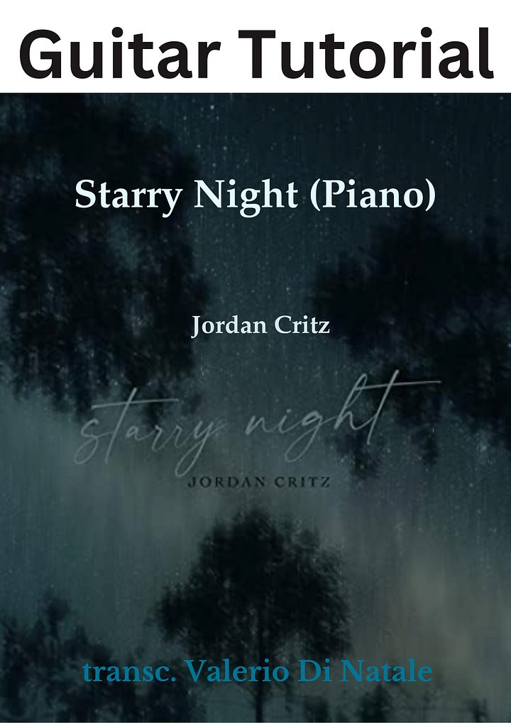Starry Night (Piano) by Jordan Critz. product image (1)