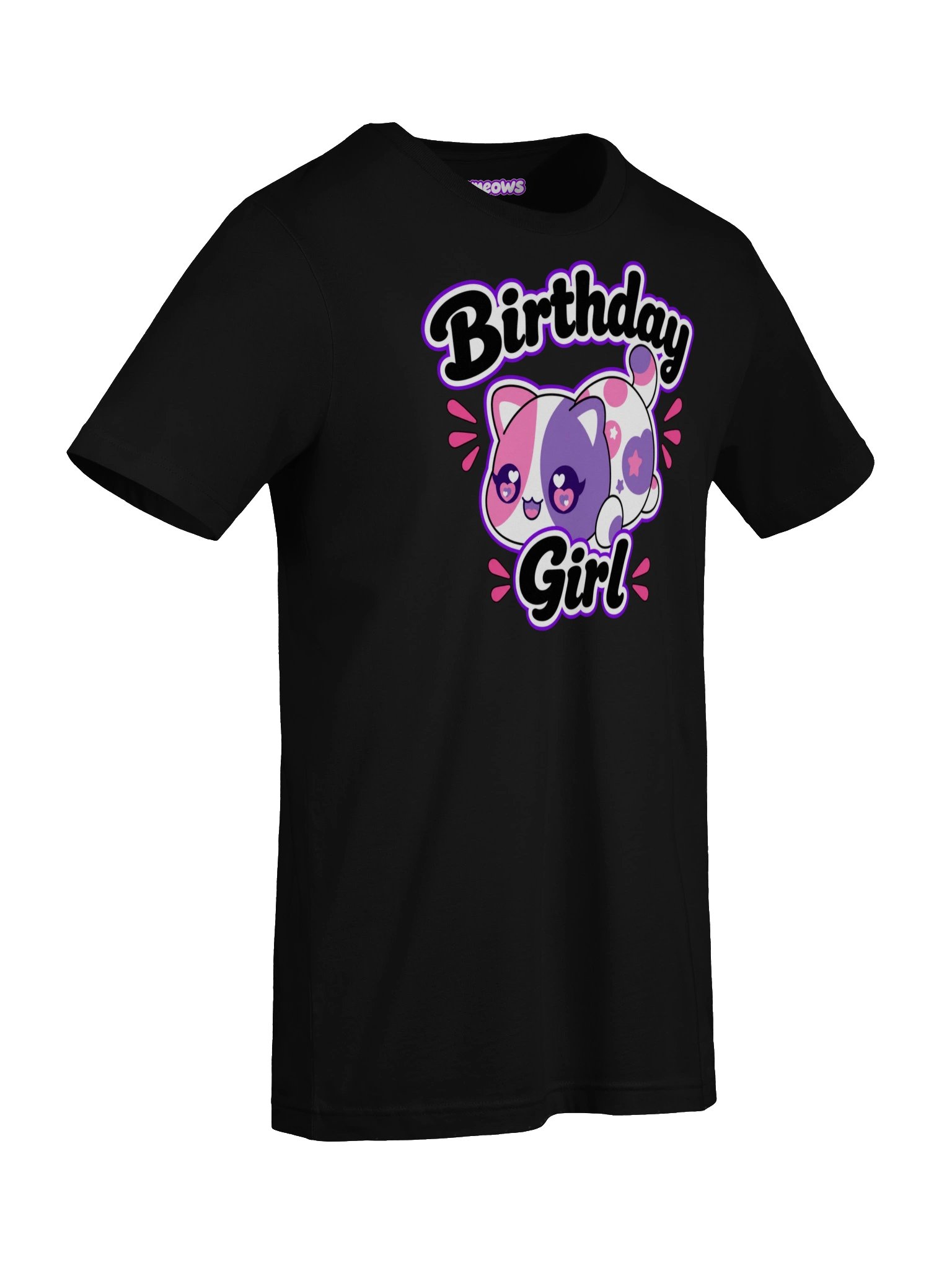 MeeMeows Birthday Girl Cat T-Shirt product image (7)