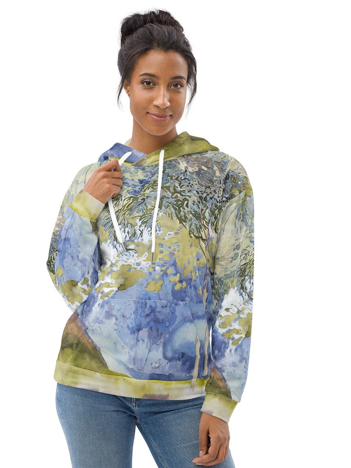 Boomrijk Landschap All-Over Print Recycled Unisex Hoodie product image (2)