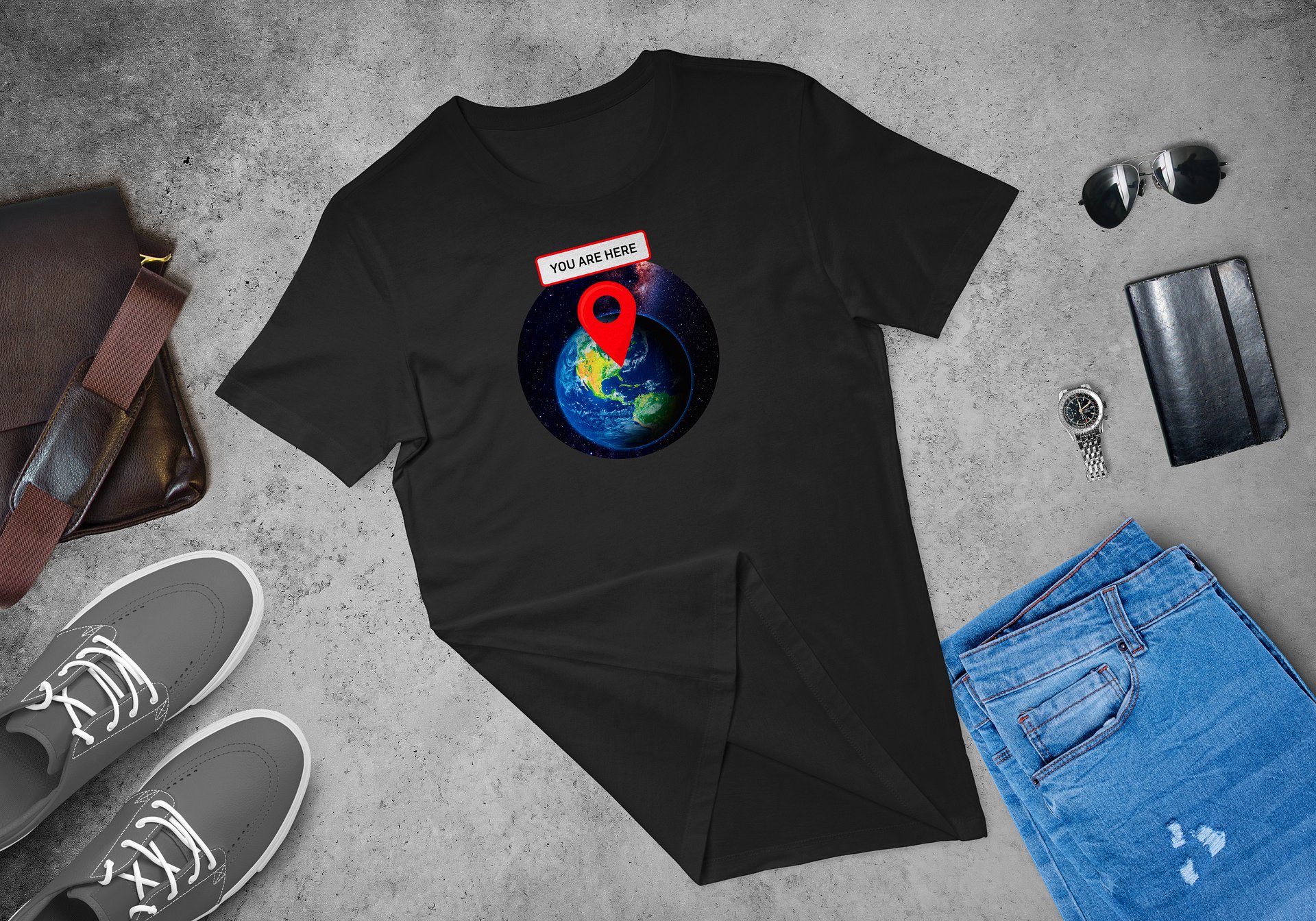You are here: green Earth — Short-Sleeve Unisex T-Shirt, Space T-Shirt product image (4)