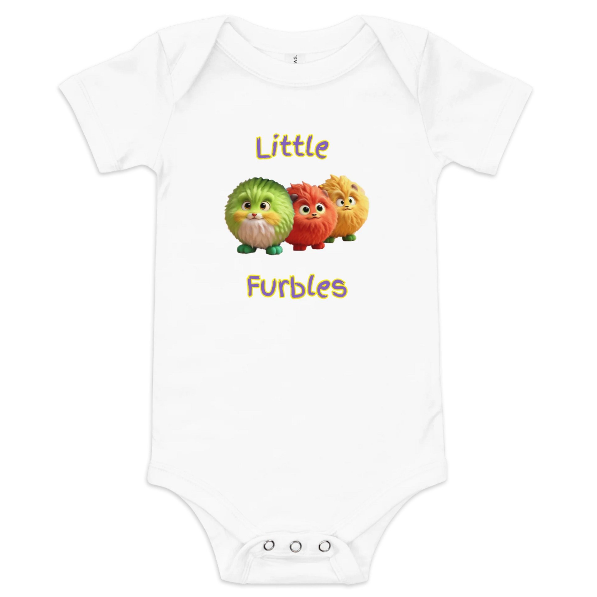 Little Furbles Fun Baby Onesie product image (6)