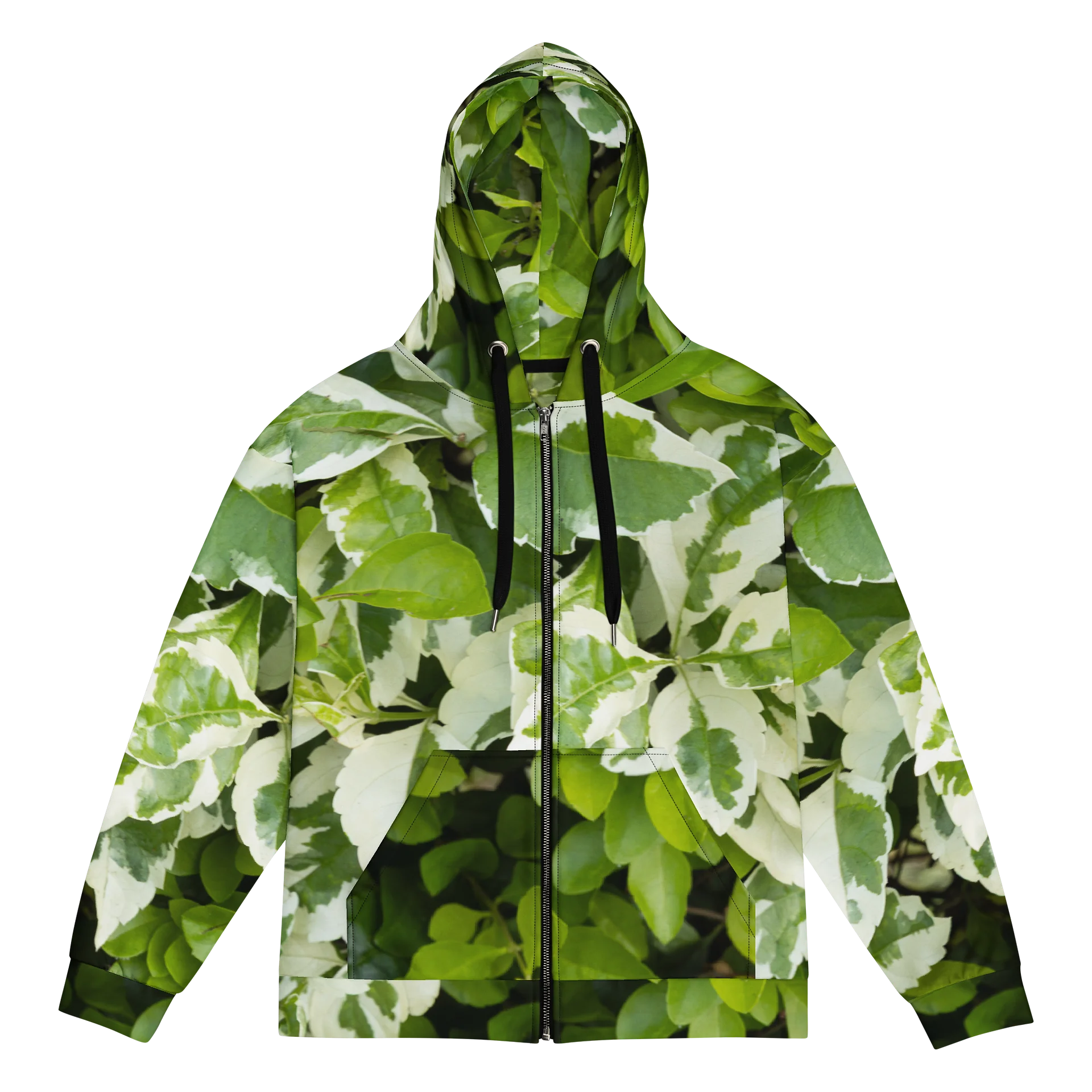 Moss & Parch All-Over Print Recycled Unisex Zip Hoodie product image (1)