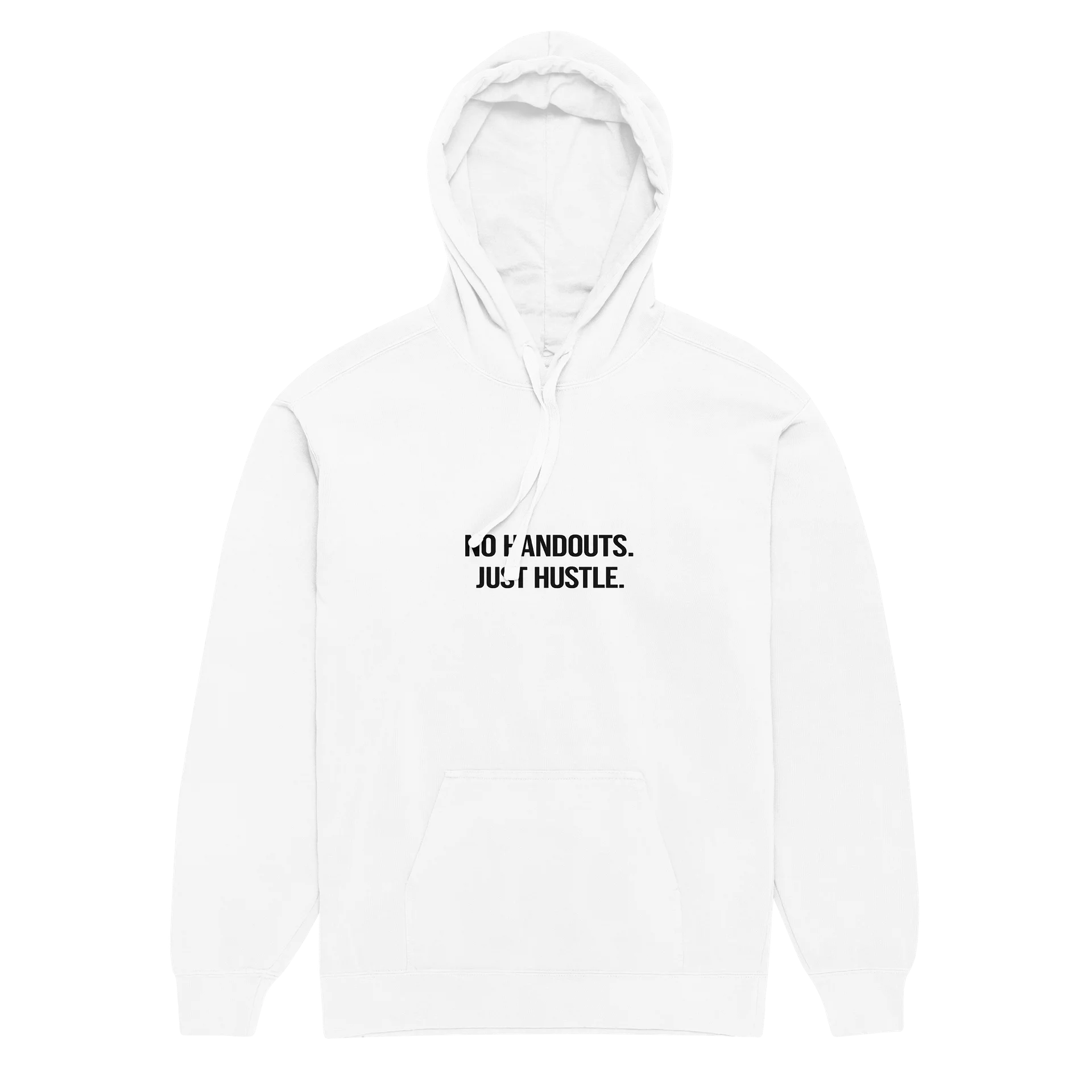 NO HANDOUTS. JUST HUSTLE. (White Edition) product image (4)