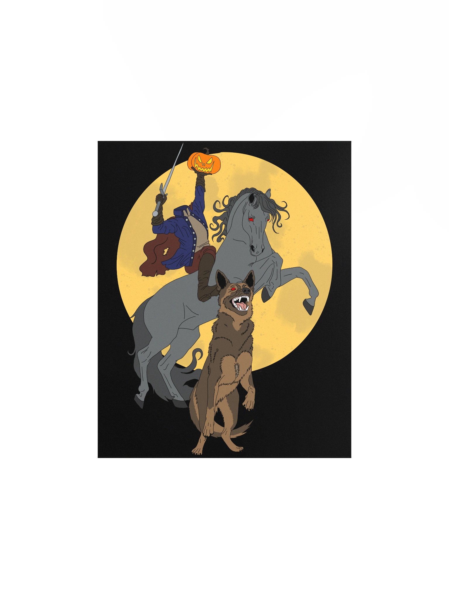 The Horseman Brought Backup Matte Poster product image (1)