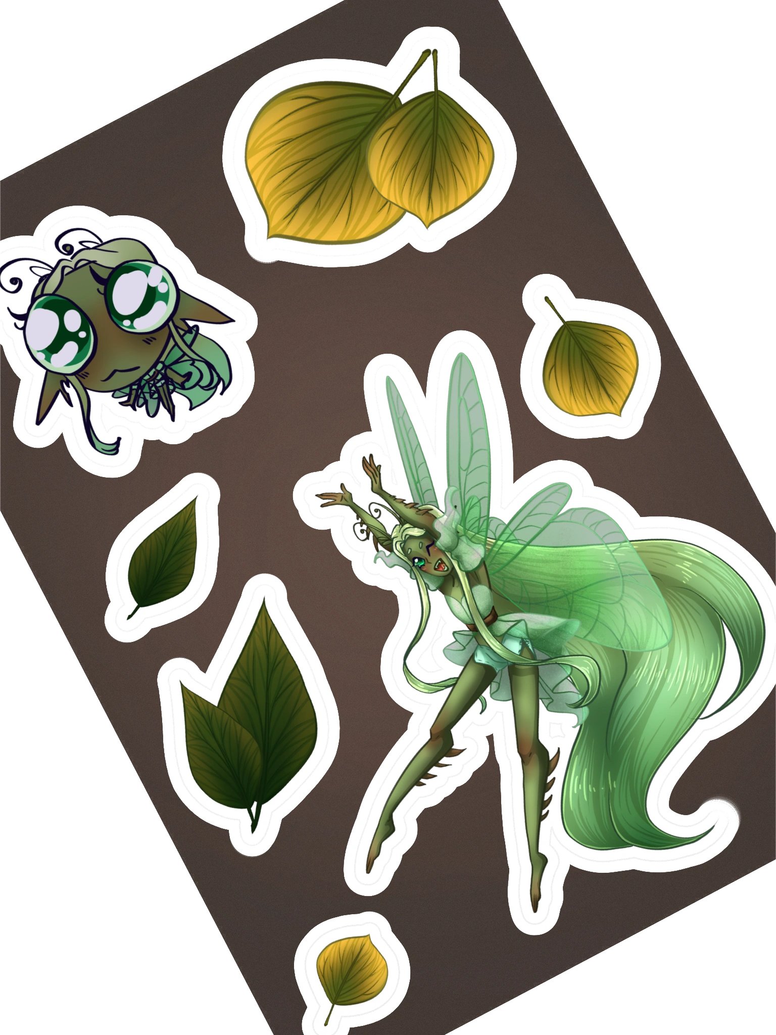 Aventurine Pixie Sticker Sheet product image (1)
