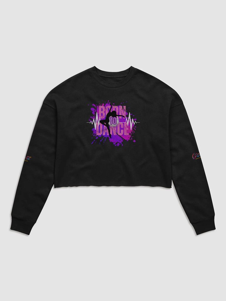 Born to Dance Her Silhouette Crop Sweatshirt product image (3)