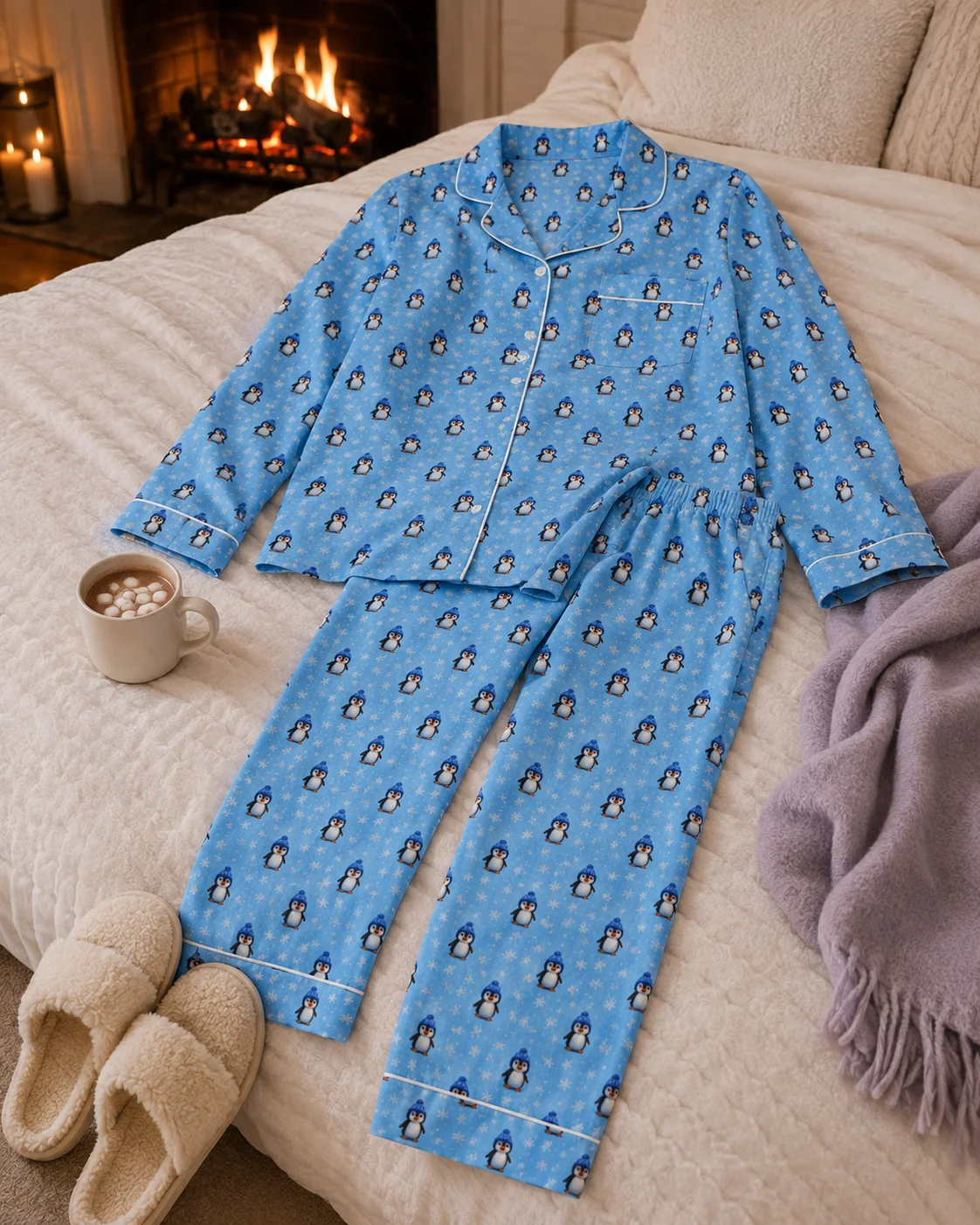 Max the Penguin Snowfall Women's Pajama Set product image (5)
