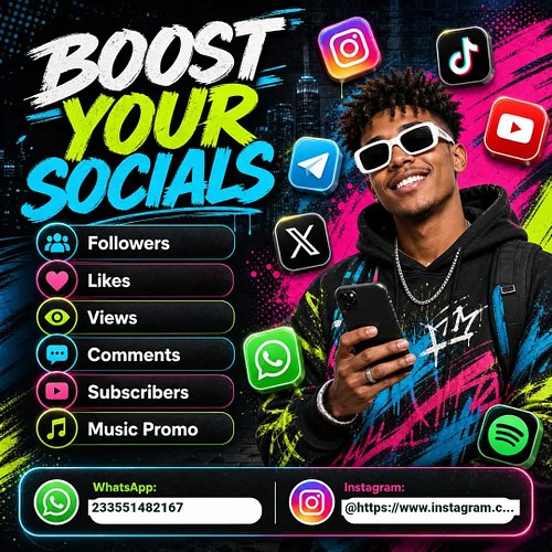 🚀 BOOST YOUR SOCIALS TODAY! 📈

Want more Followers, Likes, Views, Comments, and Subscribers? We've got you covered!

🔥 Grow y...