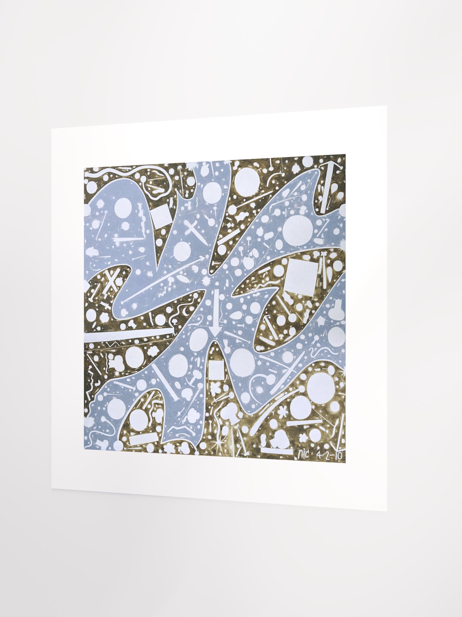 Cartoon Clock (2010) Print product image (2)