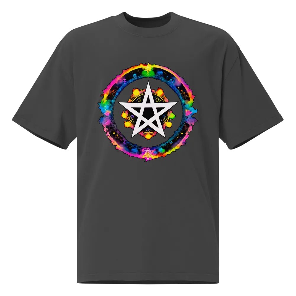 [Pentagram] Oversized T-Shirt product image (1)