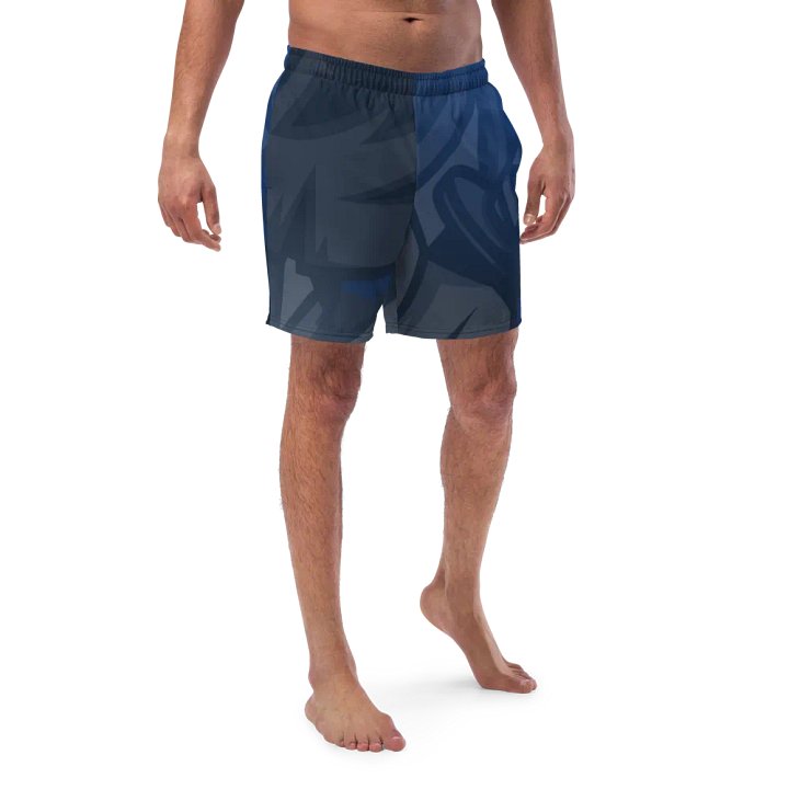maillot de bain bleu avec design product image (1)