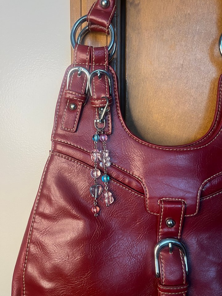 Blue & Pink Classic Bag Charm product image (2)
