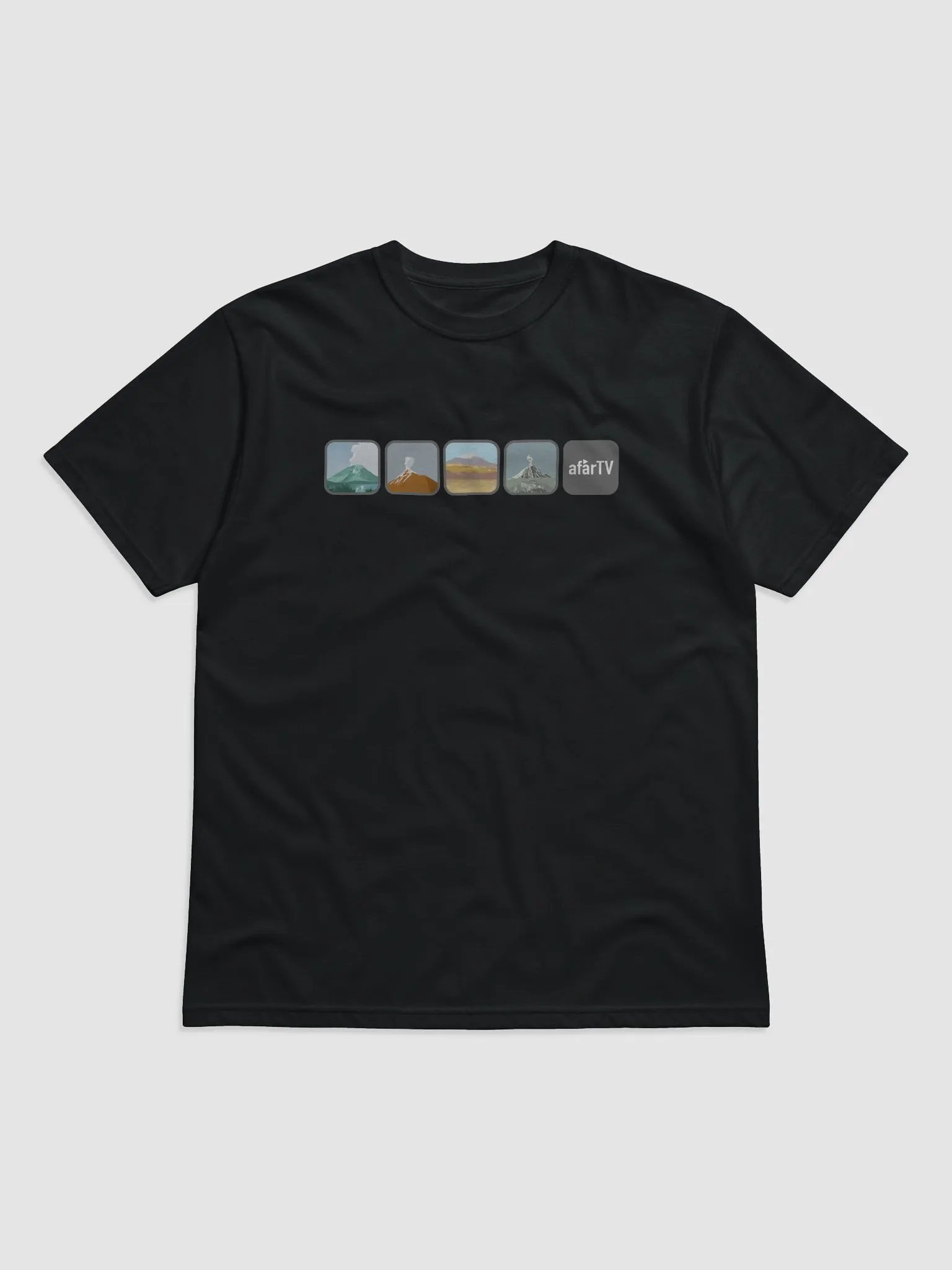 Erupting Volcanoes! Organic Cotton T-Shirt product image (1)