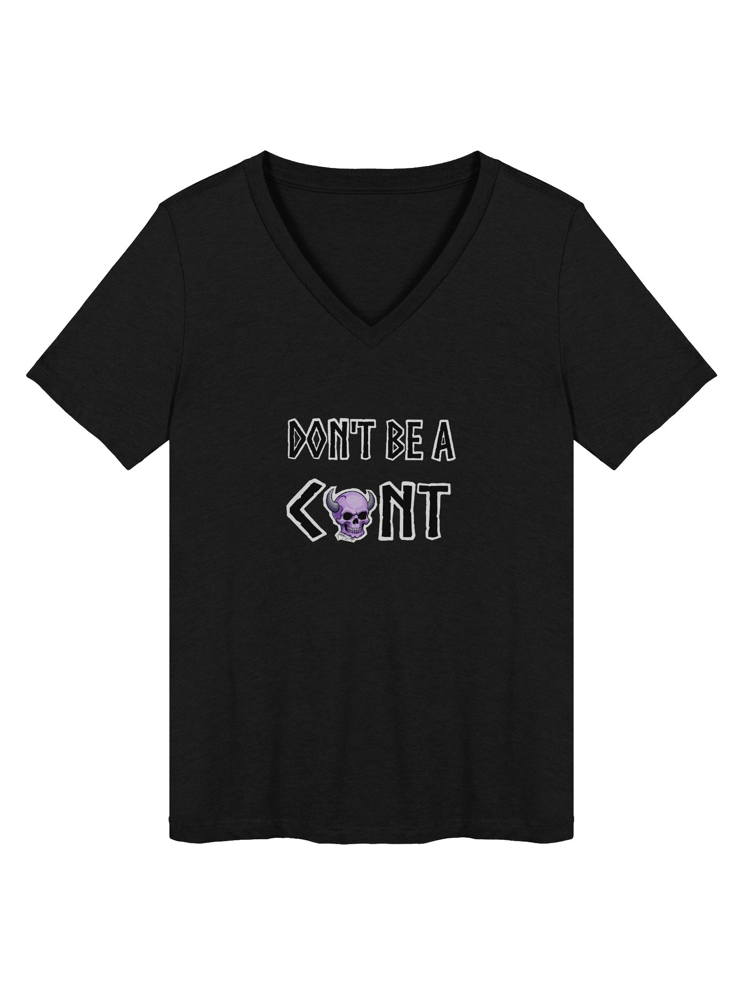 Dont be a C**t V-neck tee product image (1)