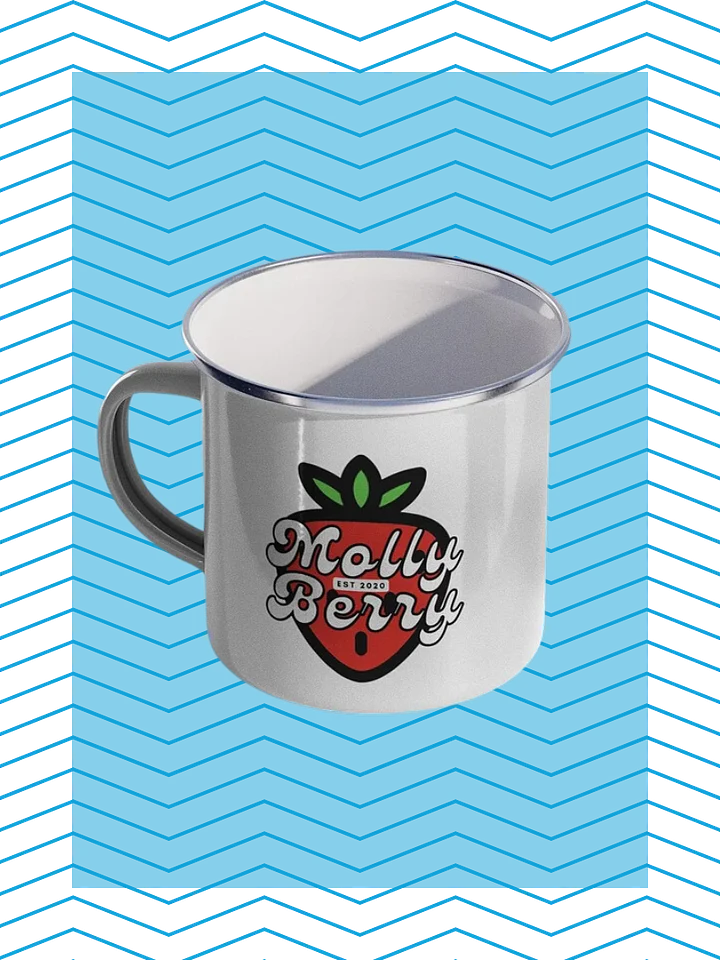 GroovyBerry Enamel Mug product image (1)
