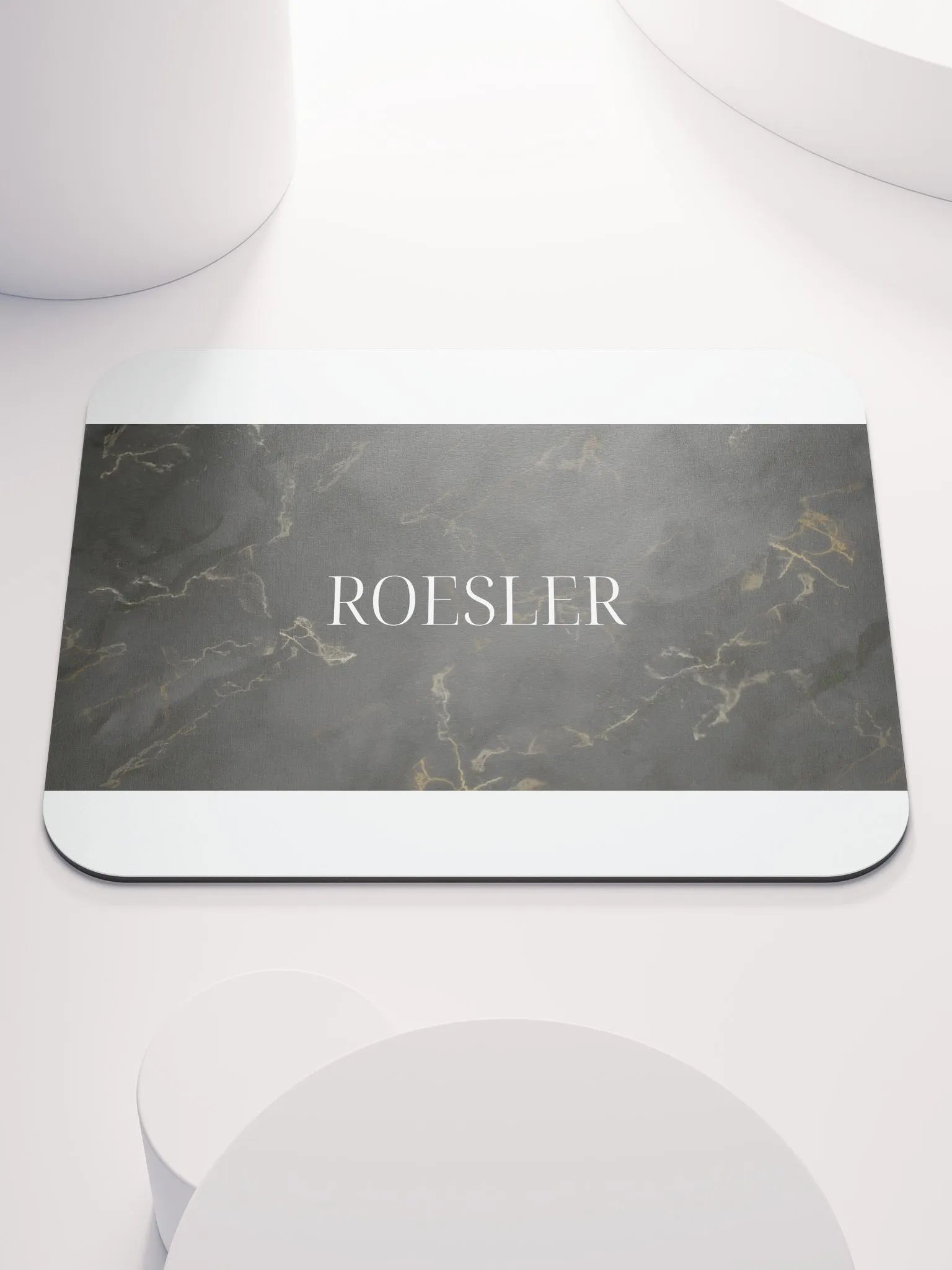 Marbled Monogram Mouse Pad product image (1)