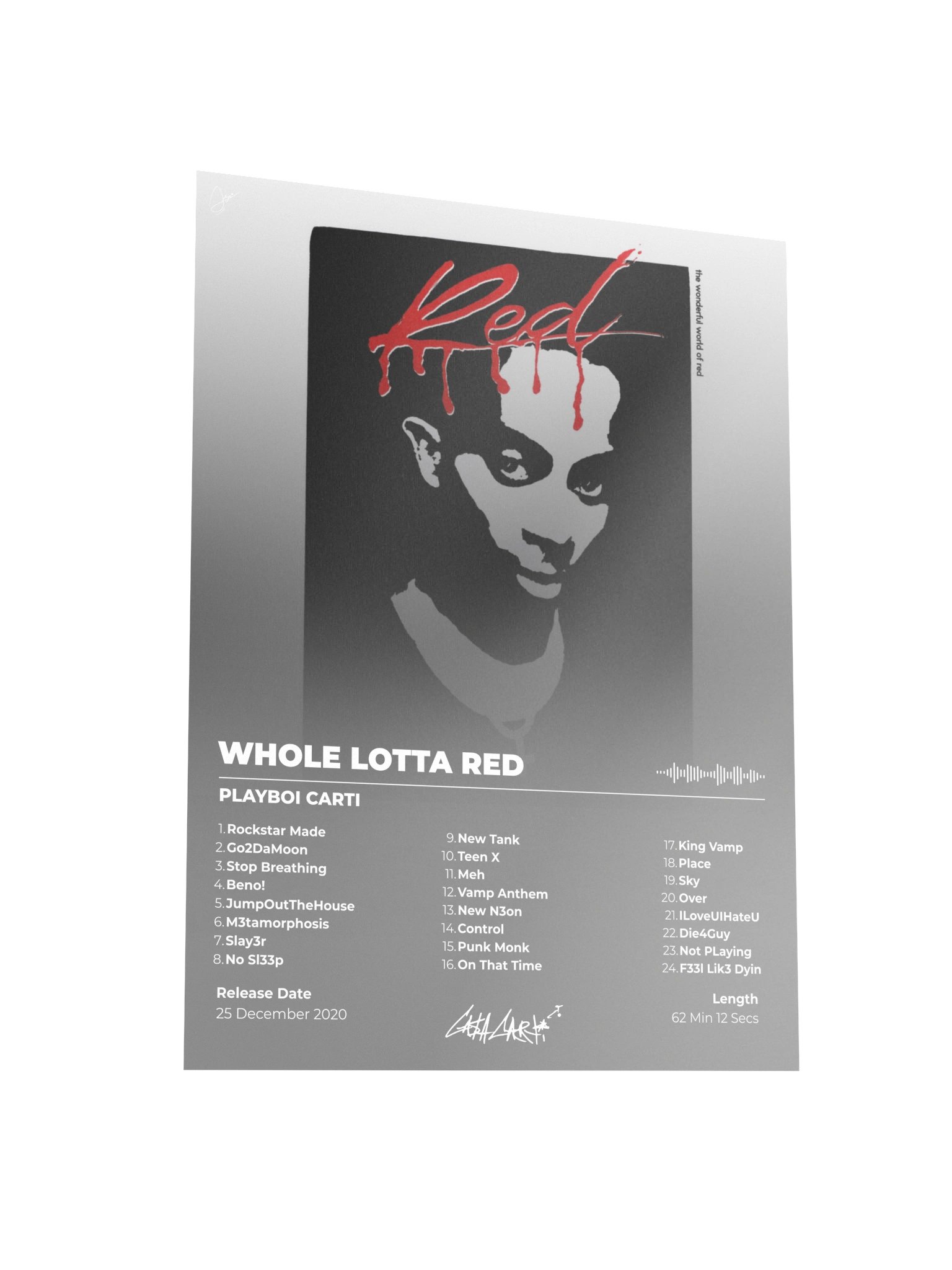 Whole Lotta Red Album Poster product image (3)