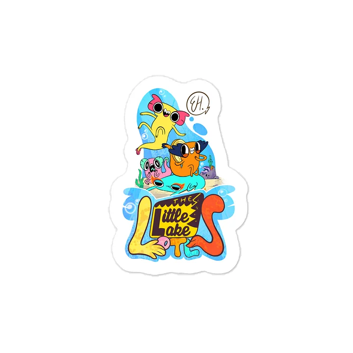 The Little Lake Lotls Logo Art - Kiss-Cut Decale - Enors product image (1)