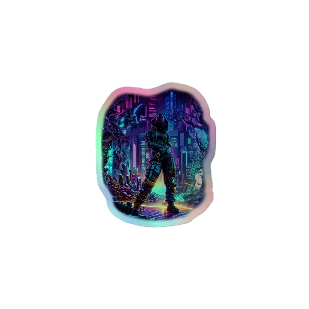 Cyber Dream Holographic Sticker product image (1)