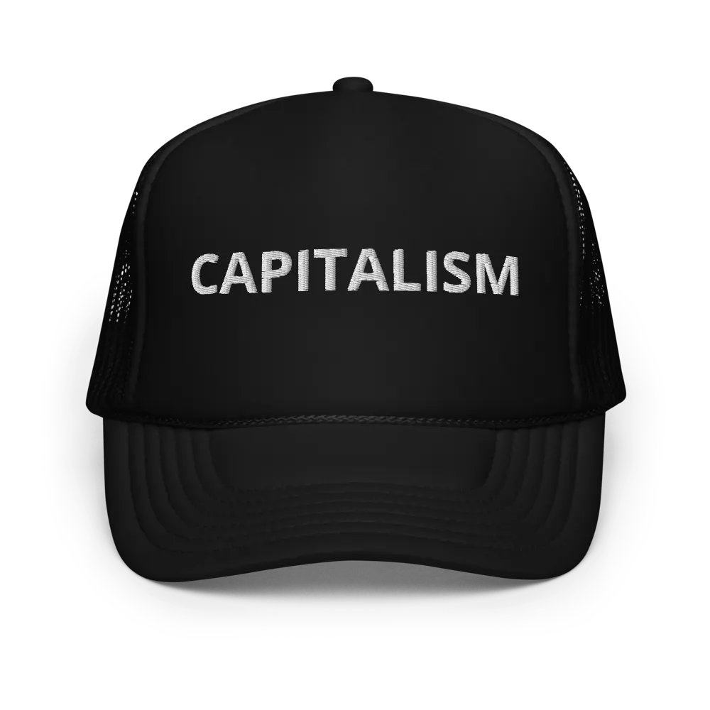 Capitalism - Funny Embroidered Hat Trucker Cap product image (1)