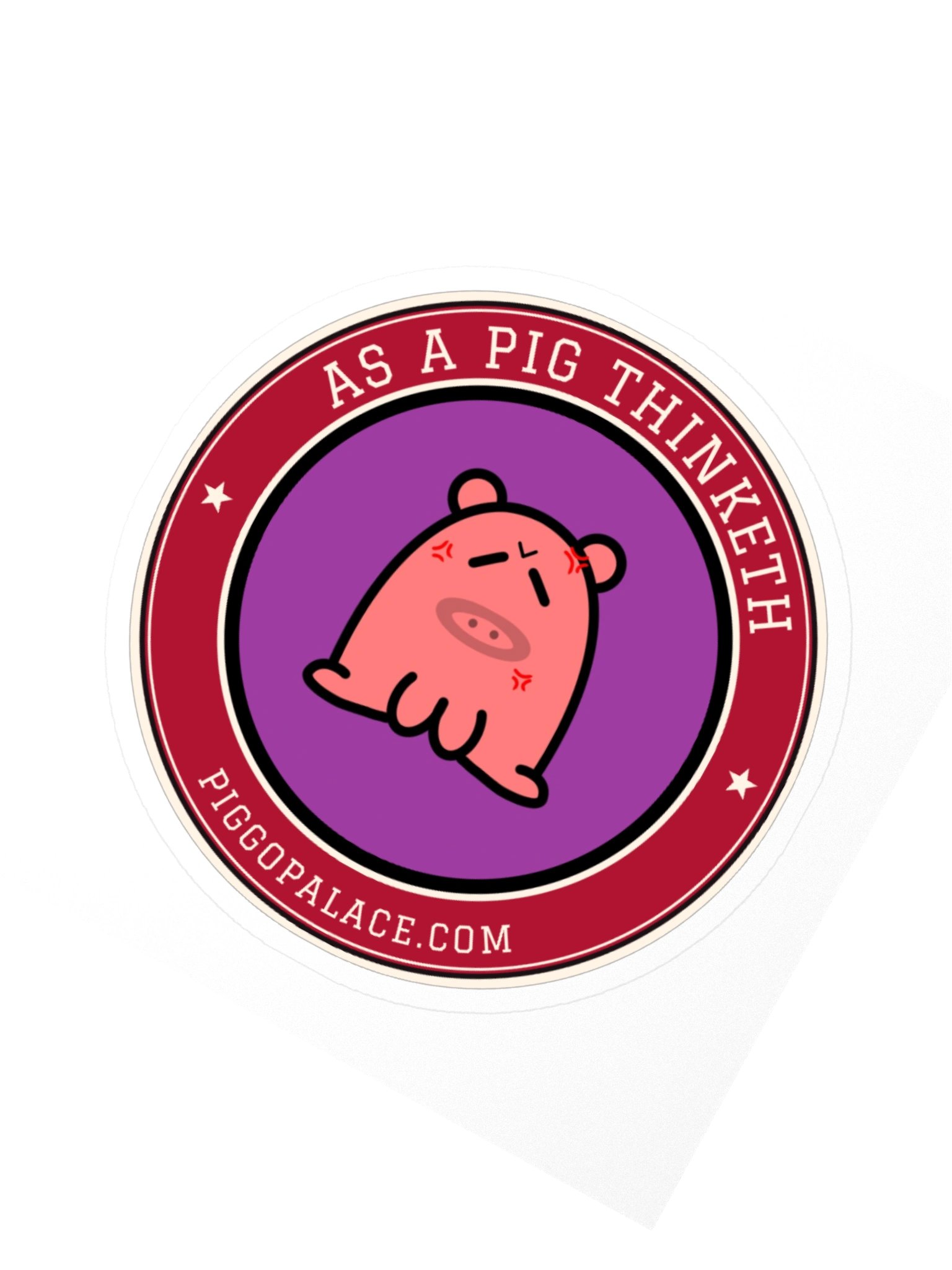 Anngy Piggo Sticker | As a Pig Thinketh product image (4)