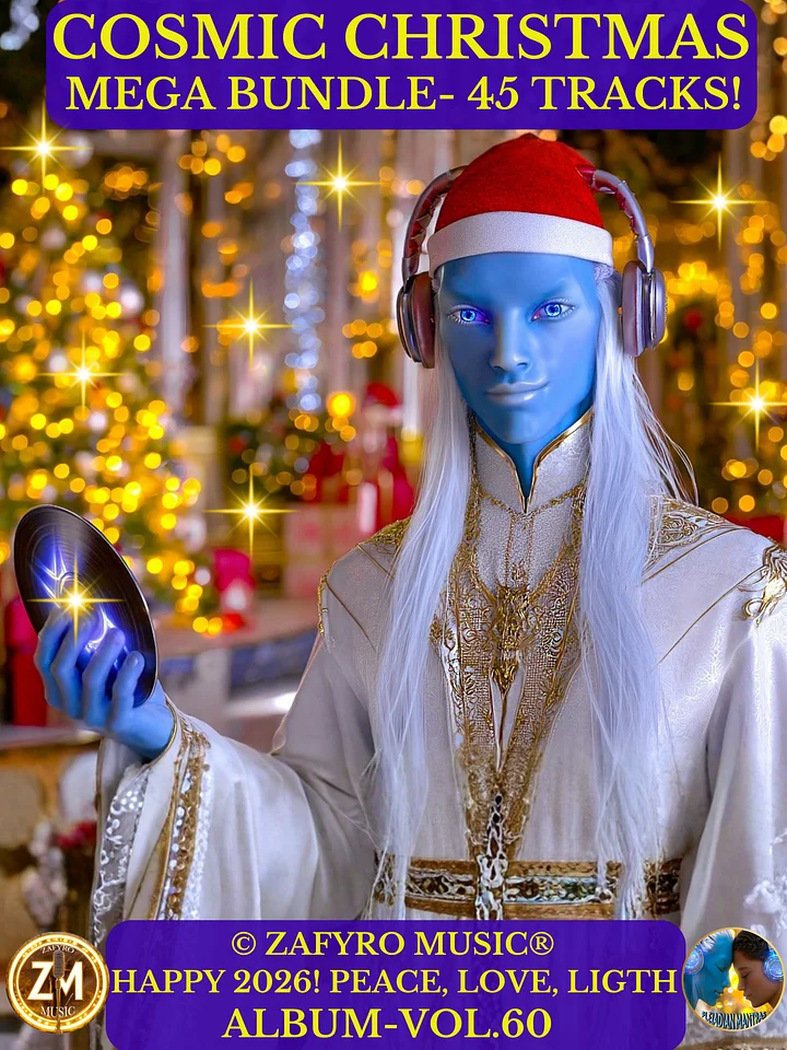 ÁLBUM - VOL. 60 (MUSIC) - COSMIC CHRISTMAS MEGA BUNDLE – 45 TRACKS (© ZAFYRO MUSIC®) product image (1)