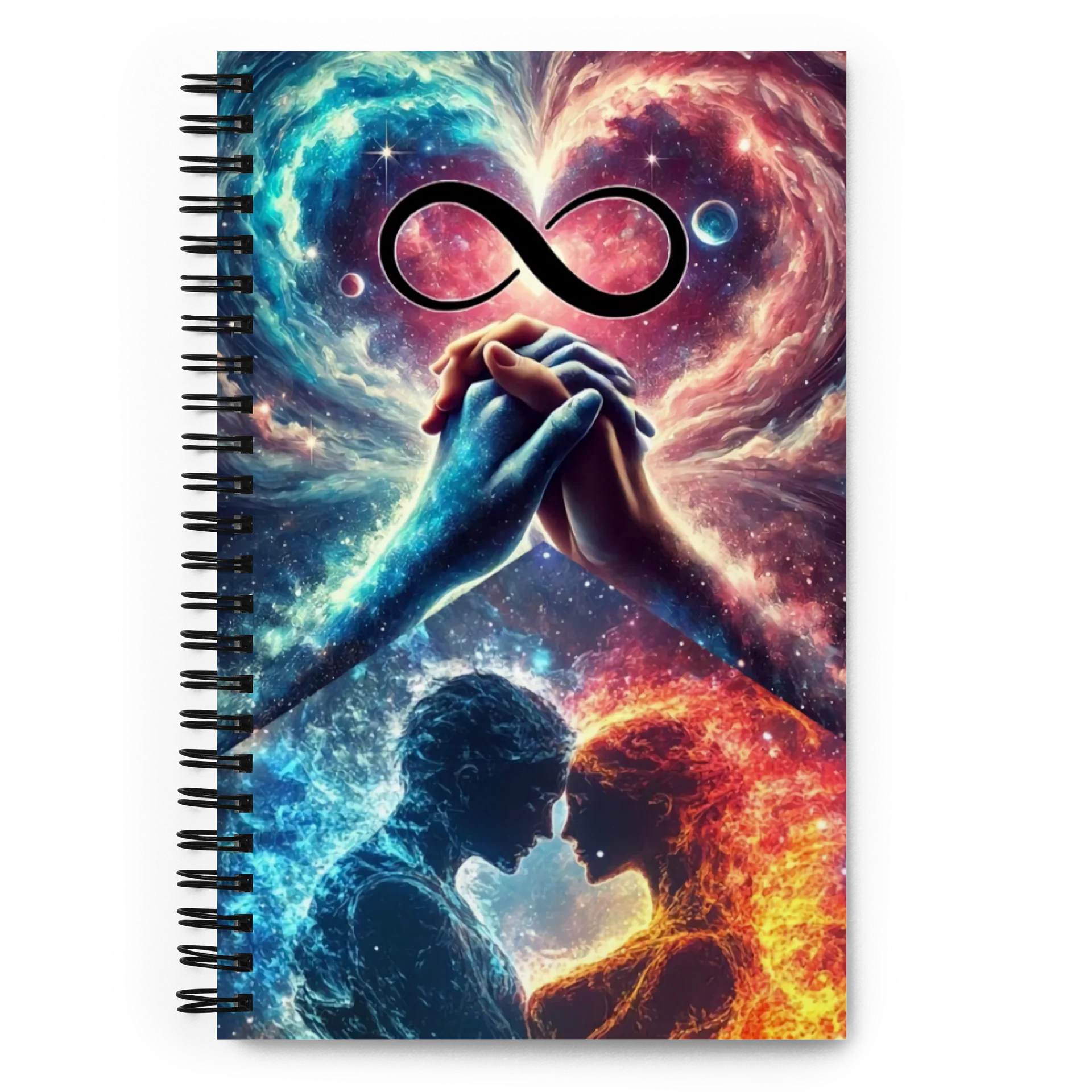 Twin Flame Unity -Spiral Notebook product image (1)