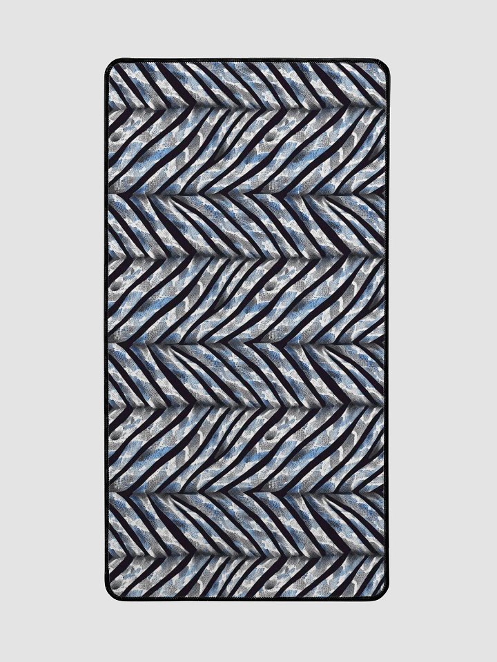 Blue Grey Snake Skin Desk Mat product image (2)