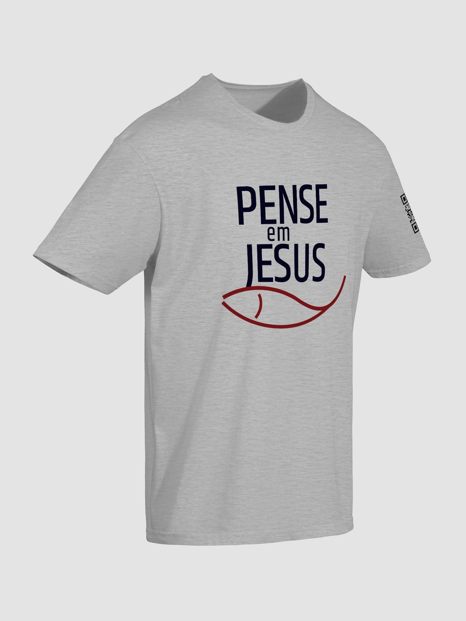 Pense em Jesus - Brazilian Think About Jesus T-shirt product image (3)