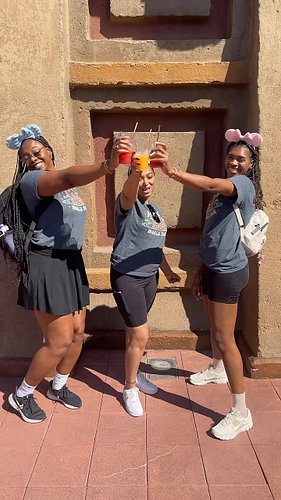 WELCOME TO MISS EPCOT 👑

Representing Mexico: tequila and poor decision-making. 🇲🇽

Representing France: champagne, obviously...