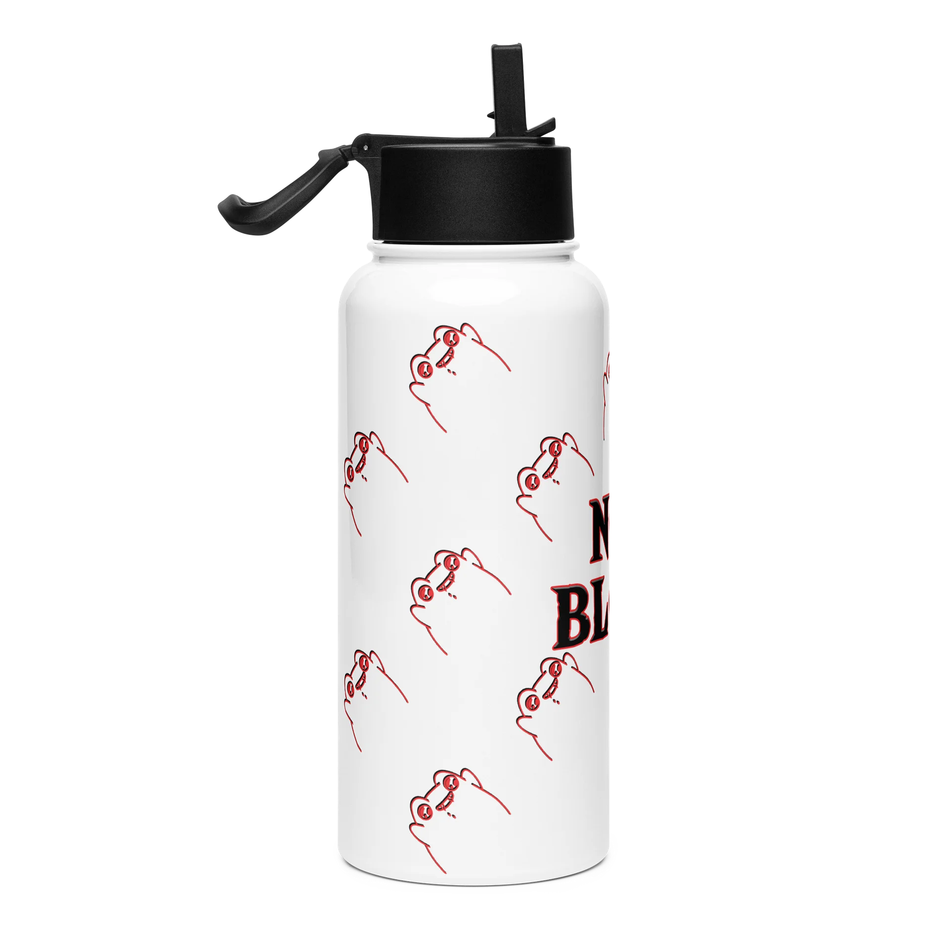 NOT BLOOD Stainless Steel BOTTLE WITH STRAW LID product image (4)