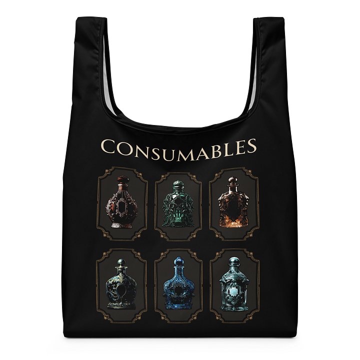 Consumables Shopping Bag | Chronic Illness Essentials & Gamer Tote product image (1)