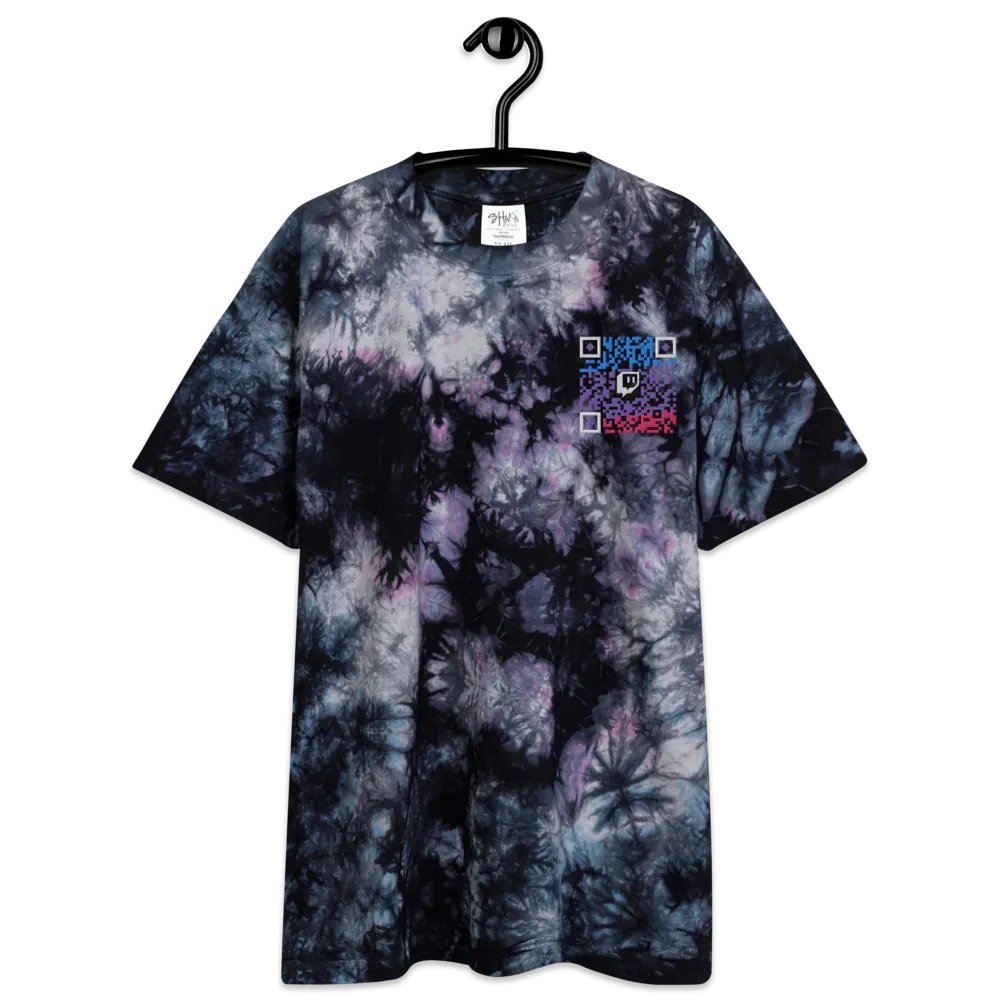 MA Twitch QR Code Tie-Dye Tee product image (7)