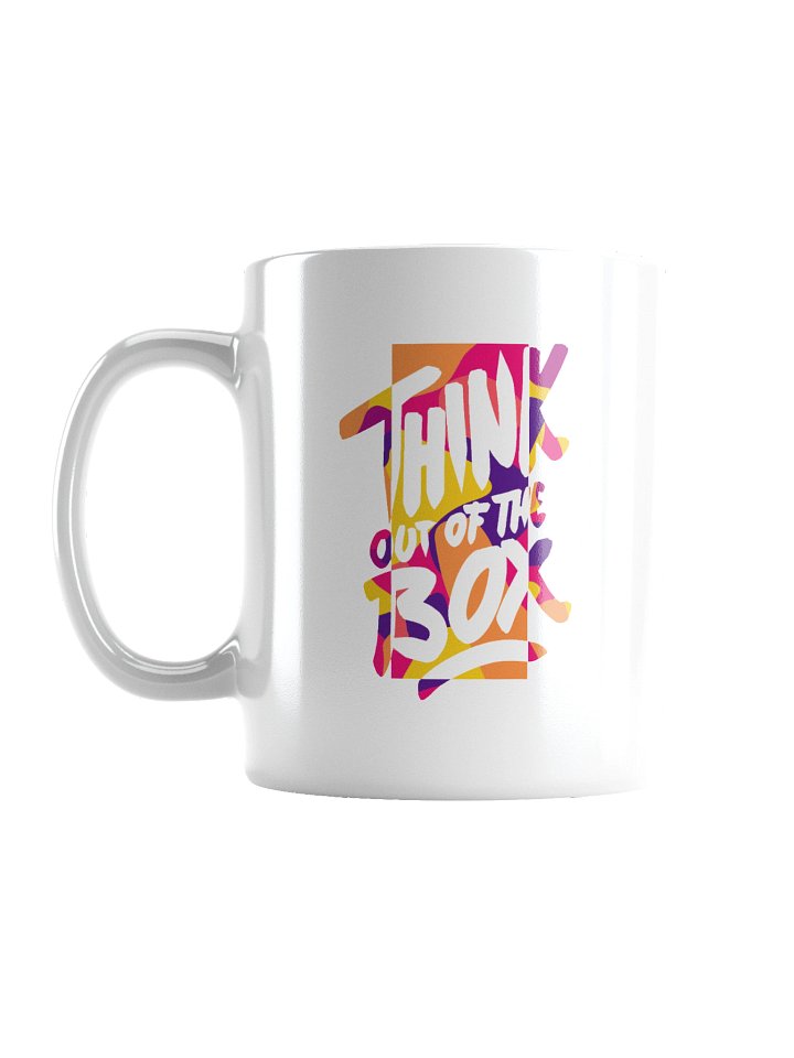Think Out Of The Box Slogan Typography Coffee Mug product image (1)