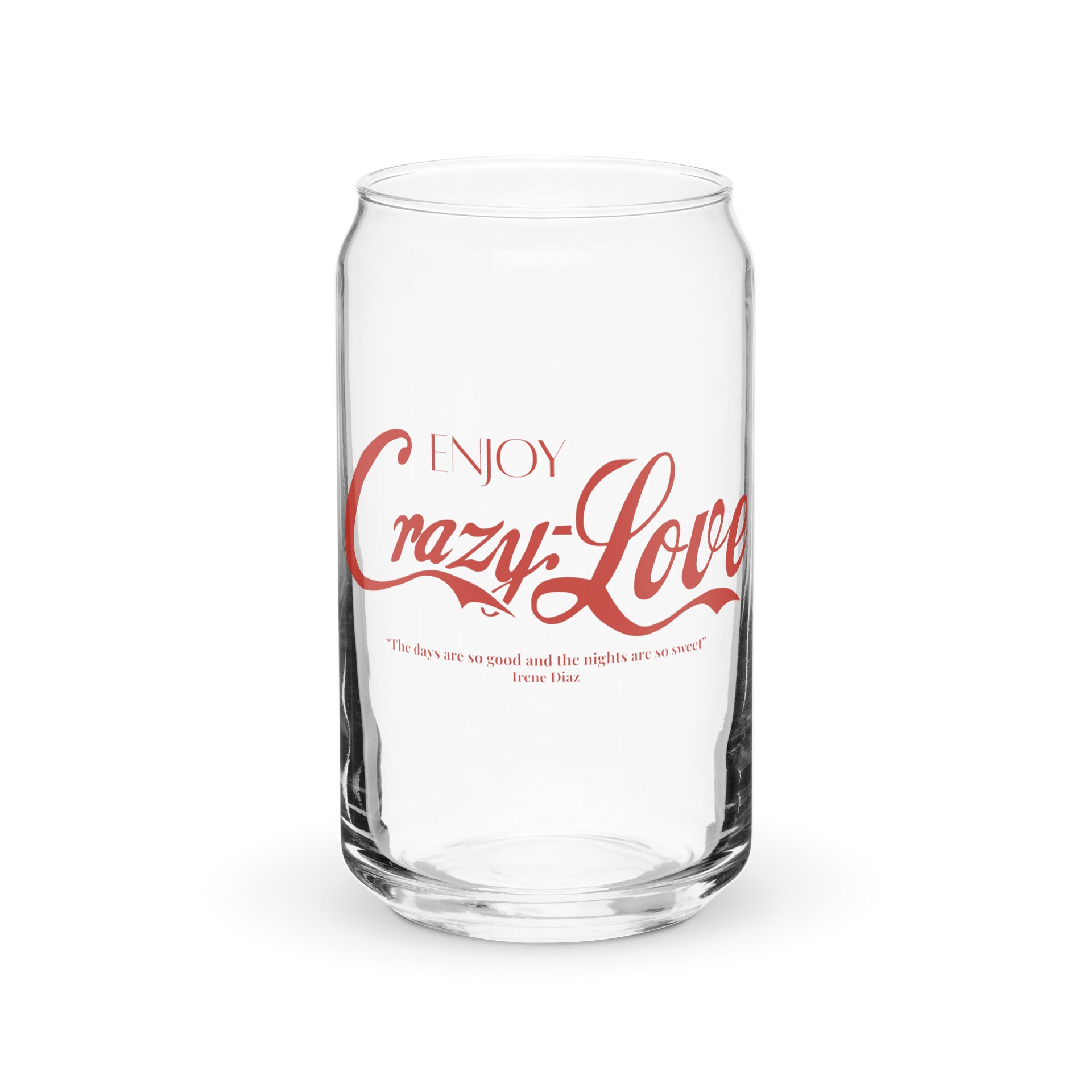 Enjoy "Crazy Love" Glass product image (1)