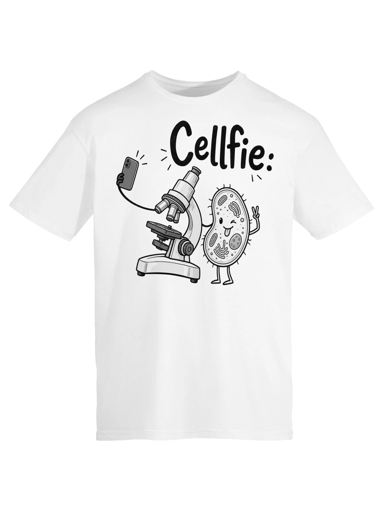 Cellfie – Funny Cell & Microscope Science T-Shirt product image (35)