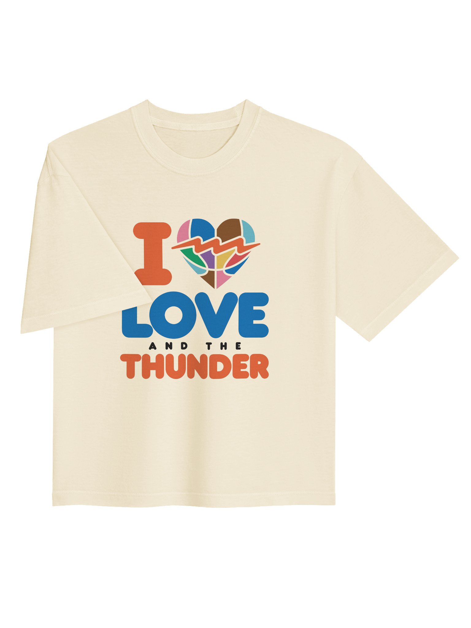 I Love Love and the Thunder Women's Boxy Pride Tee product image (6)