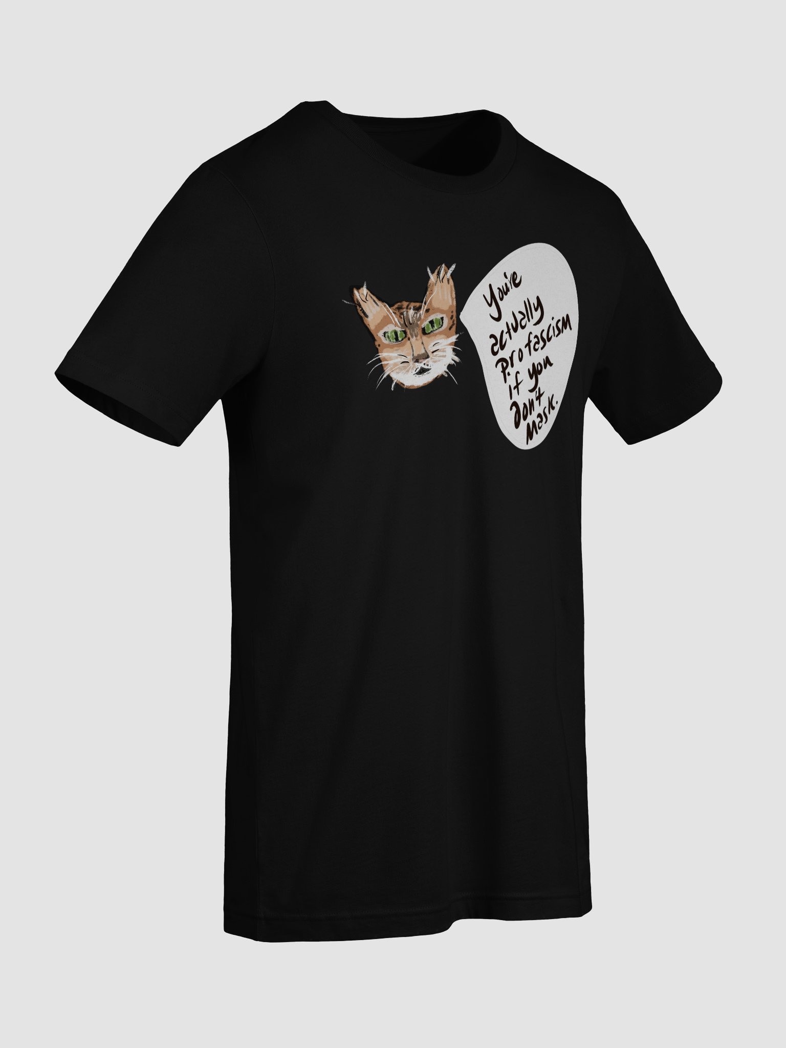 Kitty Mask Thoughts tee product image (34)