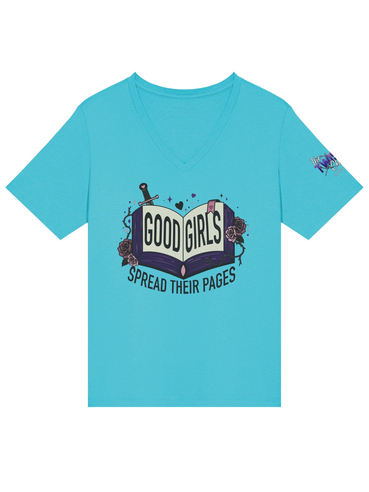 Good Girls Spread Their Pages (Women's V-Neck) product image (36)