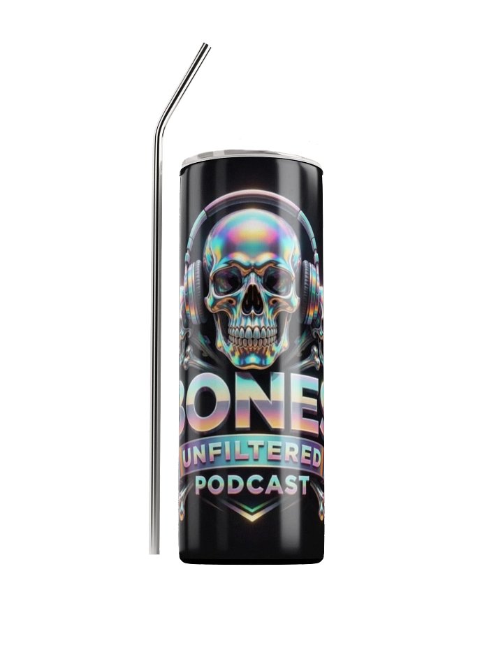Bones Unfiltered Podcast Tumbler (Holographic) product image (1)