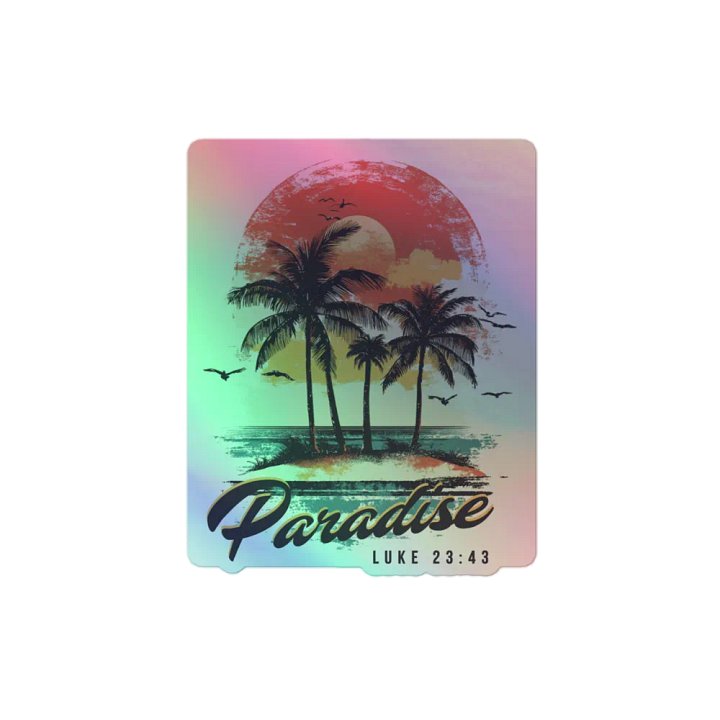 Paradise Holographic Sticker product image (2)