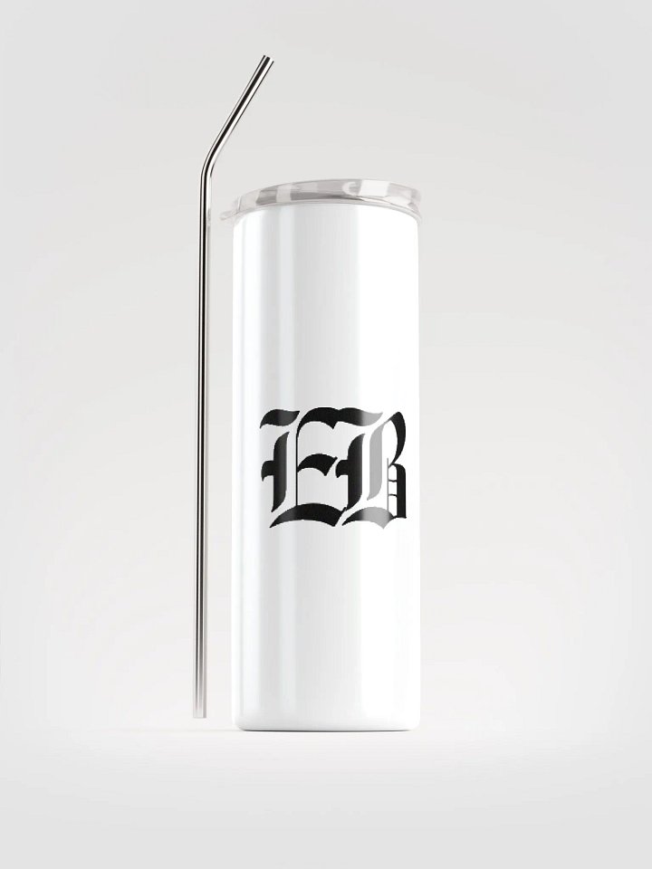 Classy: EB White cup with straw product image (1)