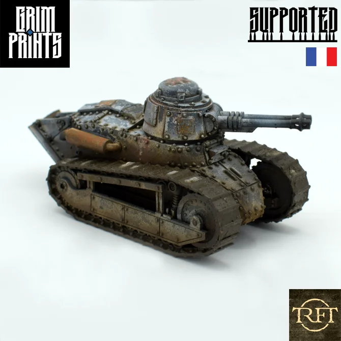 Grim FT-17 Light Tank STLs product image (1)